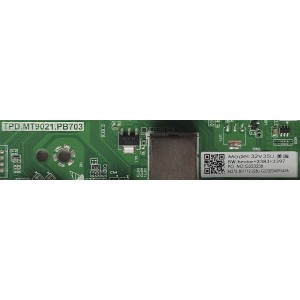 MAIN FUENTE (COMBO) PARA TV TOSHIBA·FIRE TV HD / NUMERO DE PARTE 301712 / TPD.MT9021.PB703 / 32V35U / 36275-301712 / PANEL JHD315X1H61-TXL1K1\S0\GM\ROH / DISPLAY PT320AT02-3 / MODELO 32V35KU 32V35U